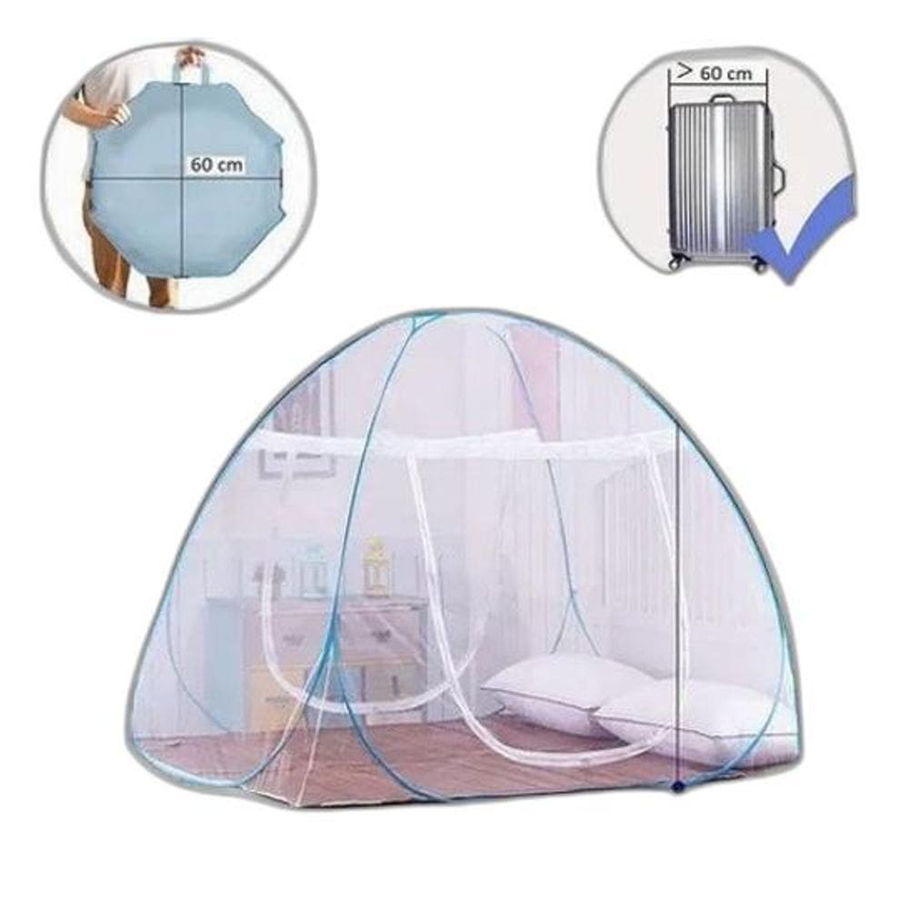 Mosquiteiro Tenda Cama Casal Dobrável Pratico E Portátil