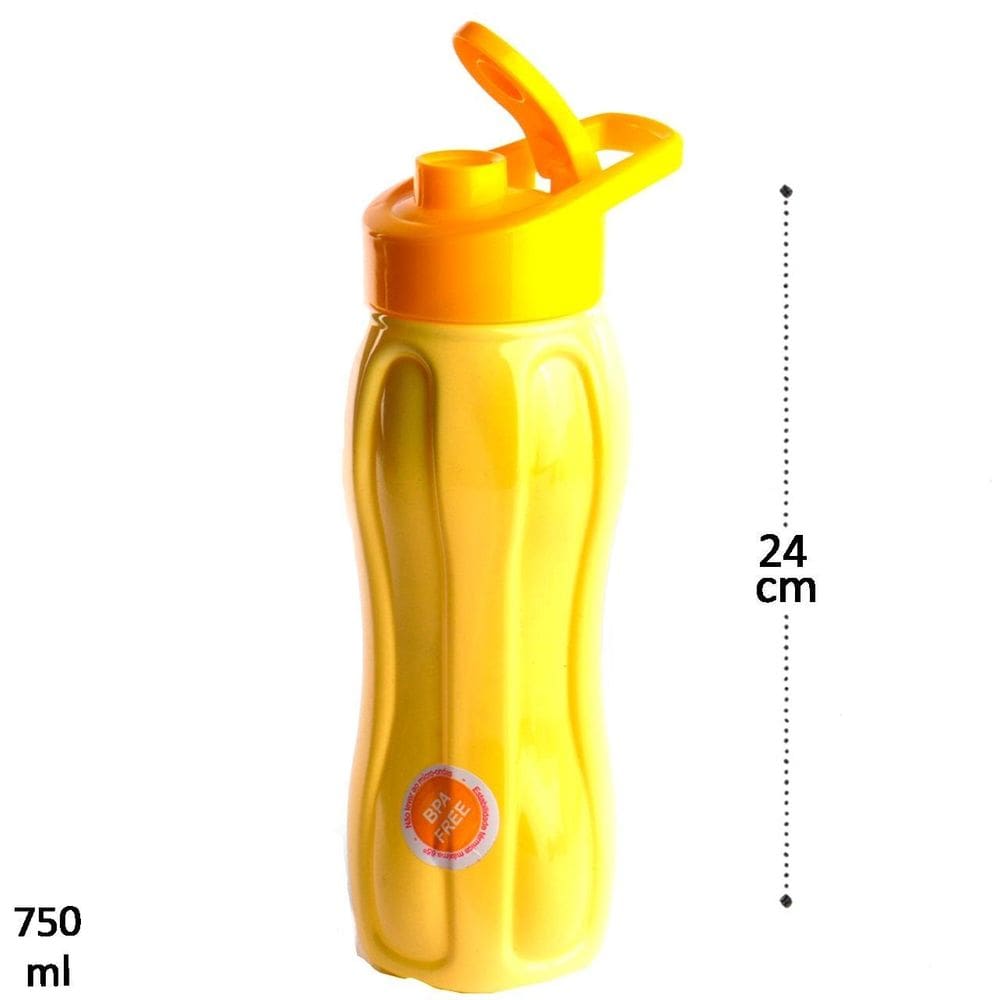 Garrafa de Plástico 750ml Squeeze Believe Color - Tudo em Caixa