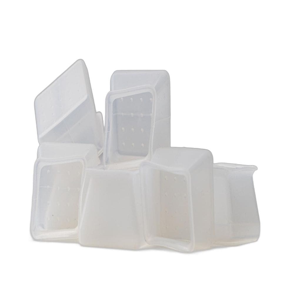 Kit 8 Pé Silicone Cadeira Quadrado Mesa Capa Para Moveis