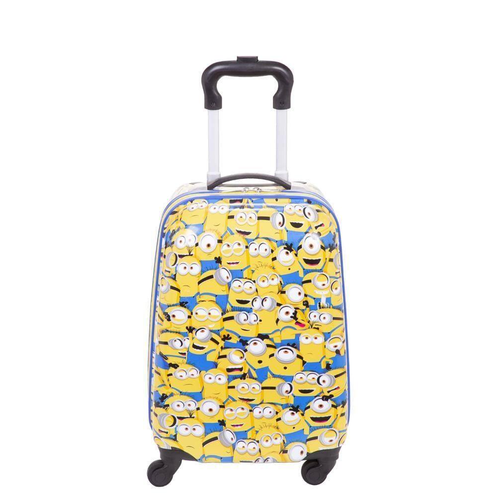 Mala De Viagem Pequena Com Rodas 360 Minions - Colorido