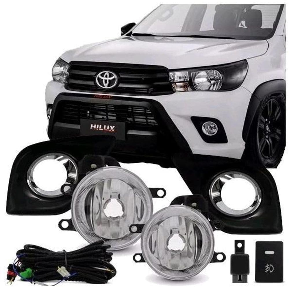 Kit Farol Milha Neblina Hilux 16 17 18 - Modelo