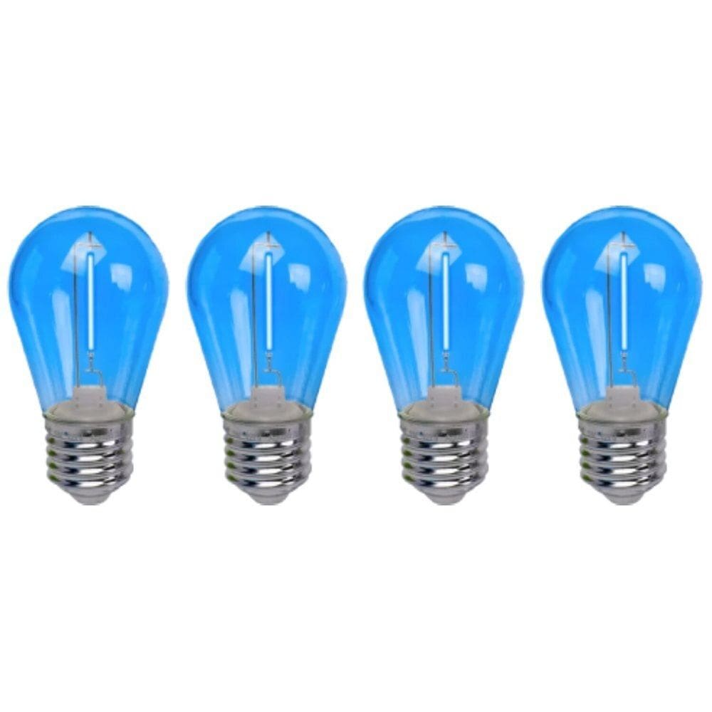 Lâmpada Led Filamento 4w 127v com 4 Unidades Foxlux Azul