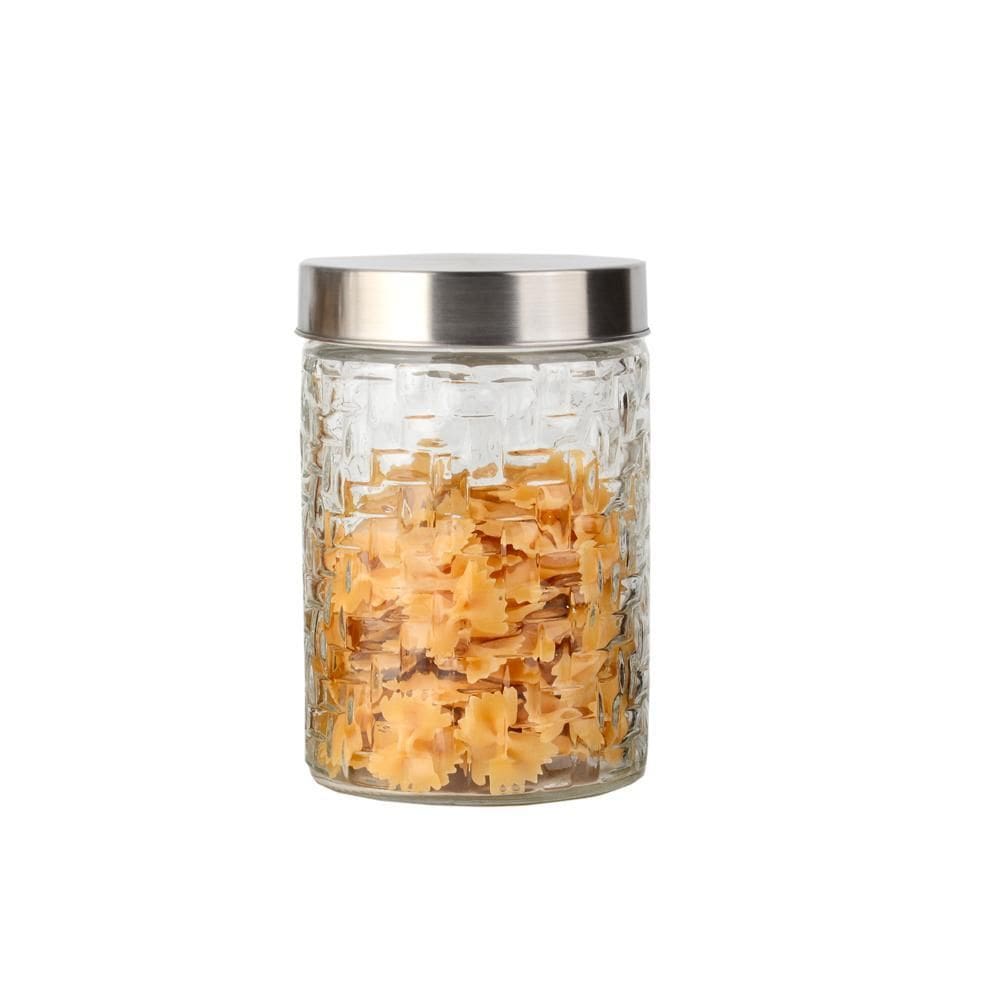 Pote de Vidro Rattan 1200ml - Class Home