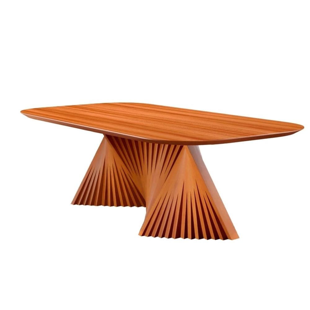 Mesa Jantar Maciça Base retorcida 2,40x1,10 Opala Harmonia