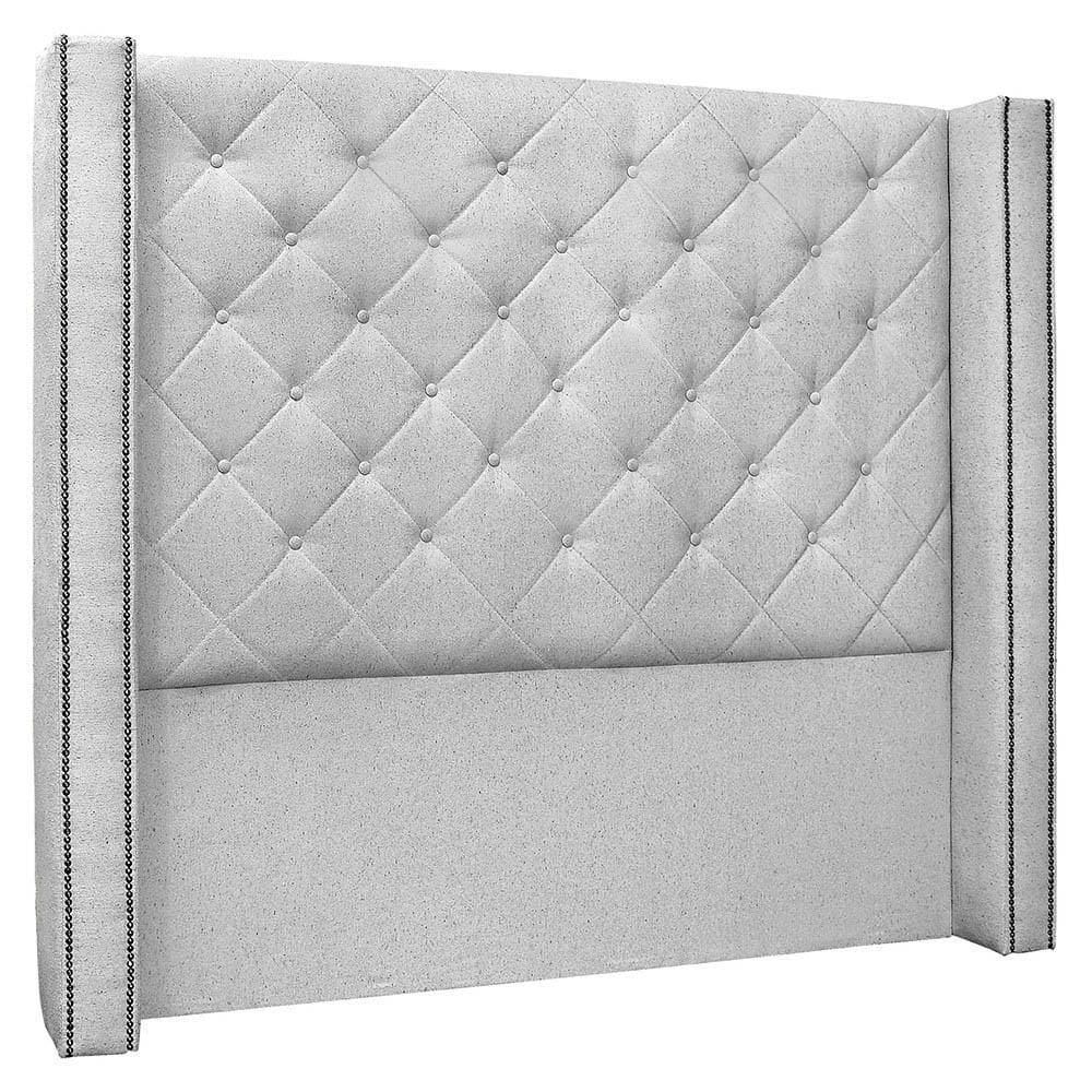 Cabeceira Casal Cama Box 140cm Louise S06 Linho Grigio - Mpozenato