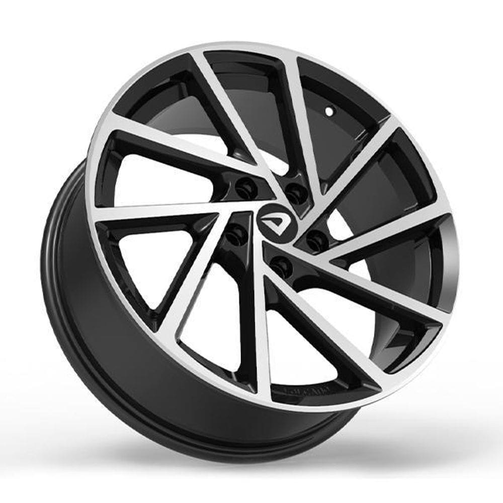 Roda R-Seven  1809  18X7,0 4X100 - Et 40 Preto Diamantado