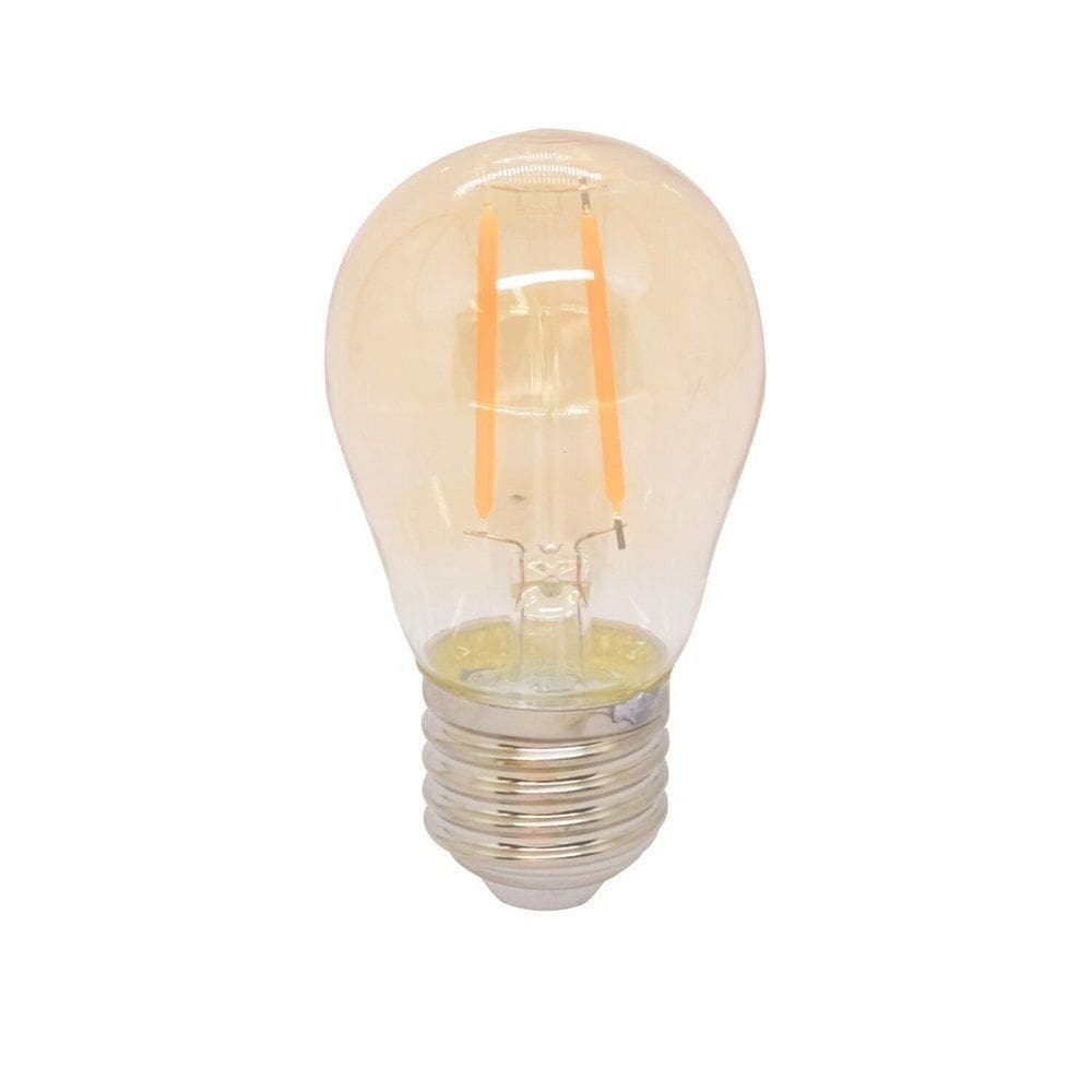Lâmpada Filamento G45 2w Bivolt E27 Foxlux Transparente