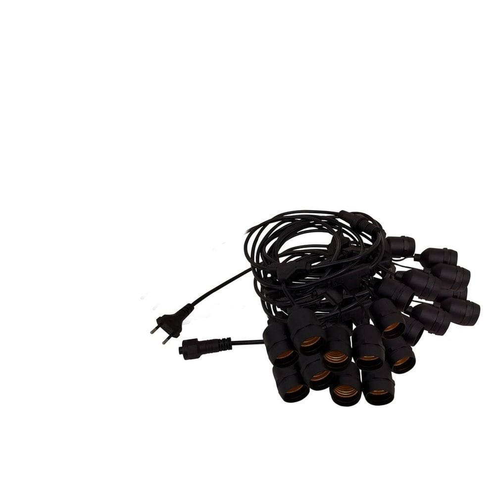 Varal de Luzes 1000cm Bocal E-27 Bivolt sem Lâmpadas Foxlux