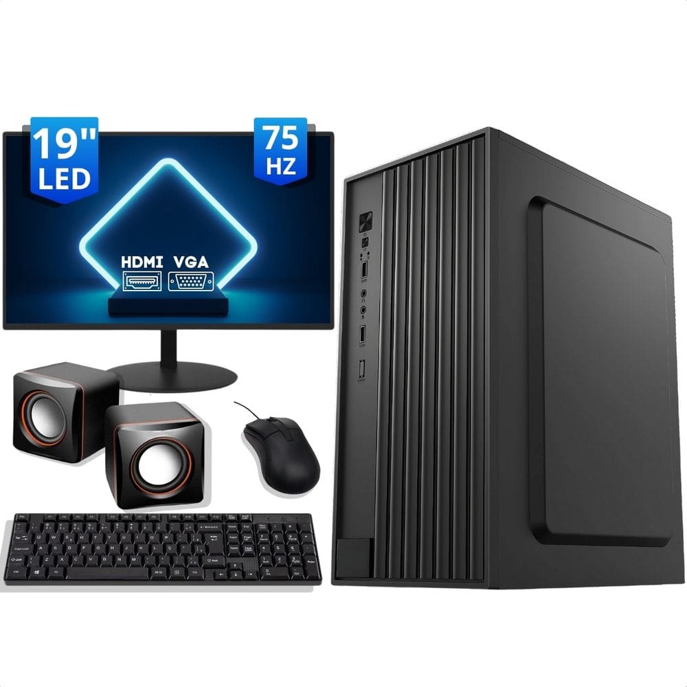 Pc Completo Caixa De Som Intel I7 16gb Ssd 480gb Monitor