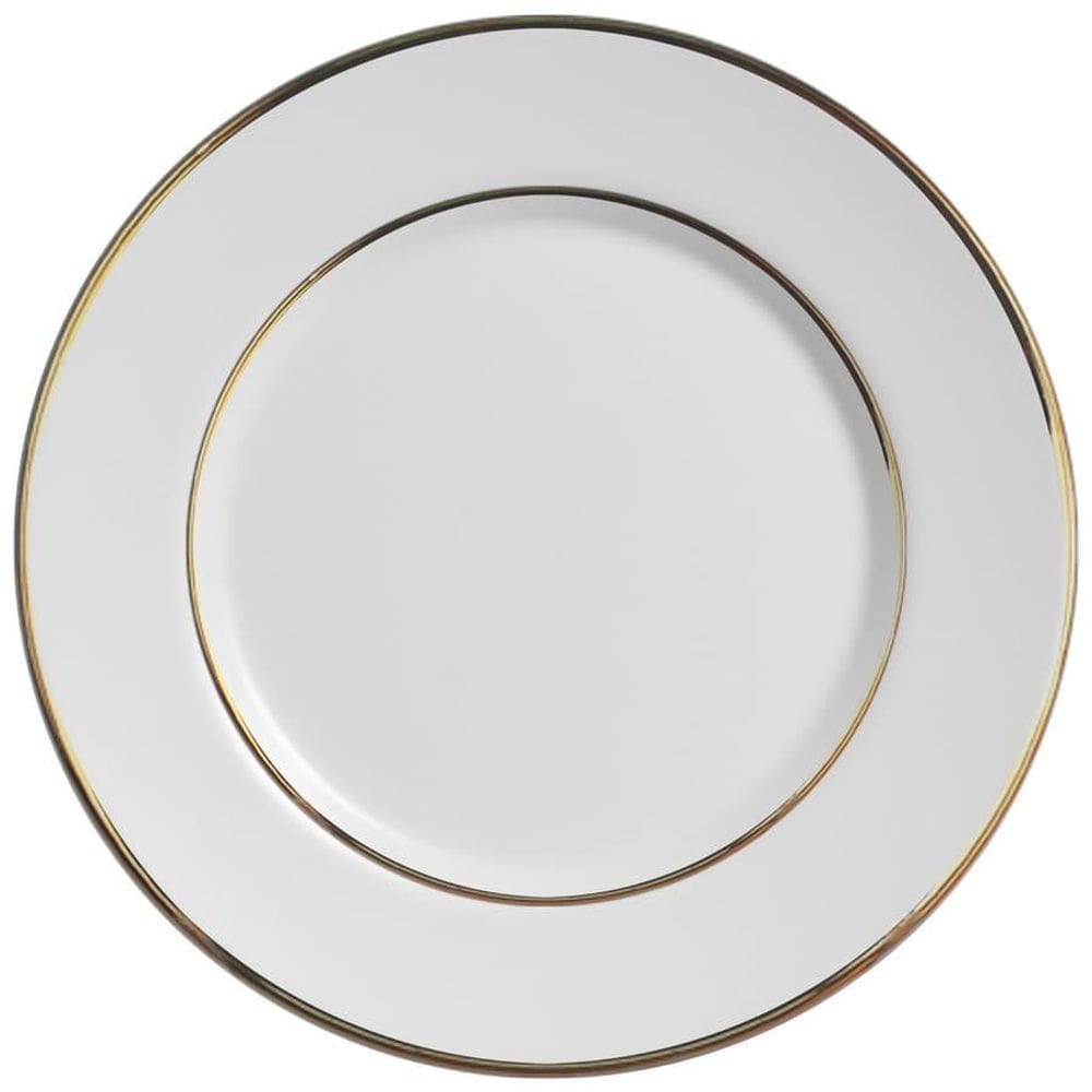 Sousplat Cerâmica Branca 34cm - Alta Qualidade e Resistência