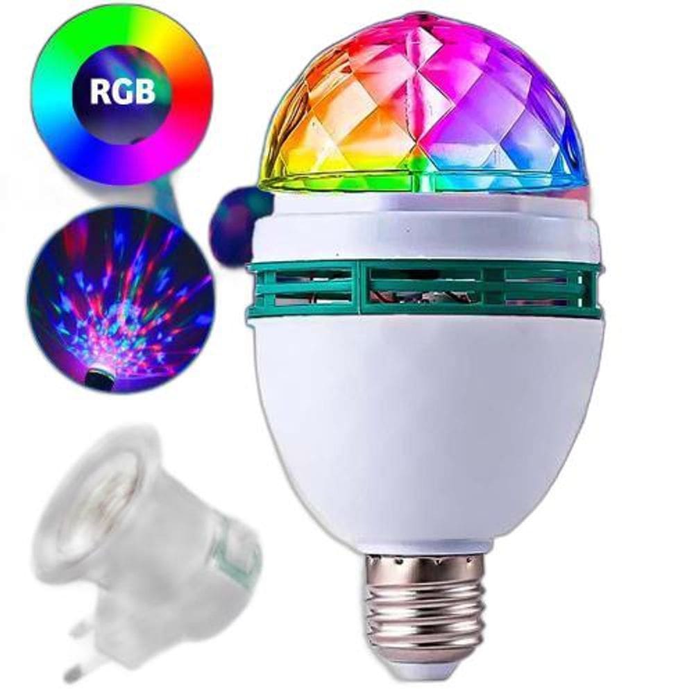 Lampada Globo De Luz Giratoria Led