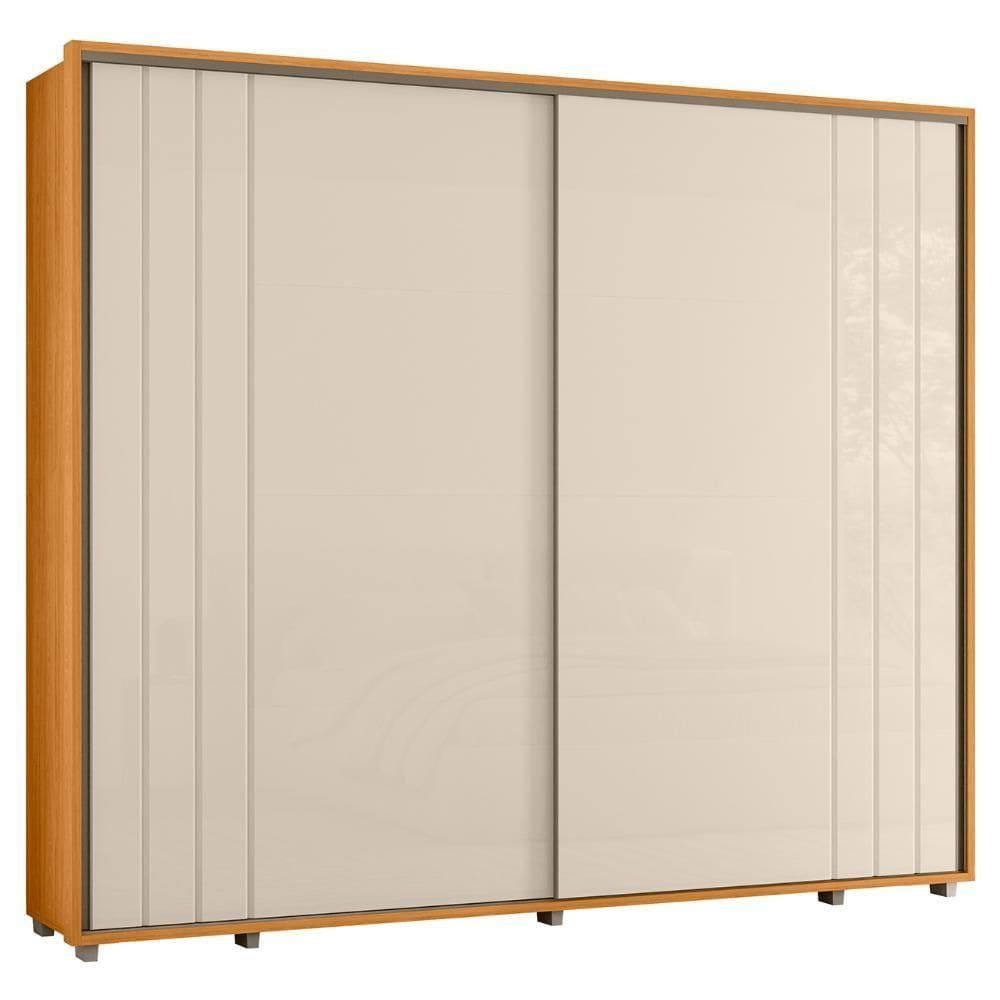 Guarda Roupa Casal 278cm Com 2 Portas Mya Off/cinamomo Z10 - Mpozenato