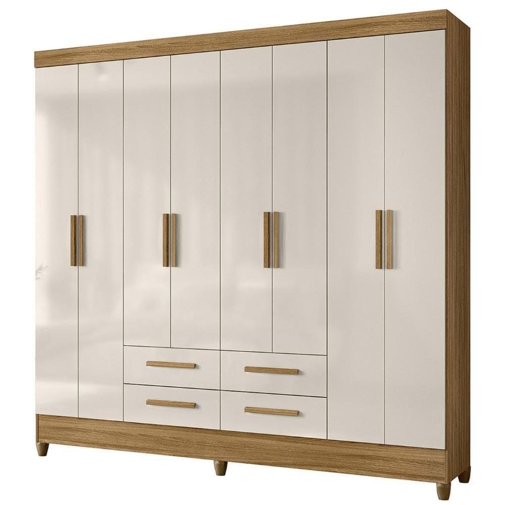 Guarda Roupa Casal 204cm 8 Portas Vitta Freijó/off Z17 - Mpozenato