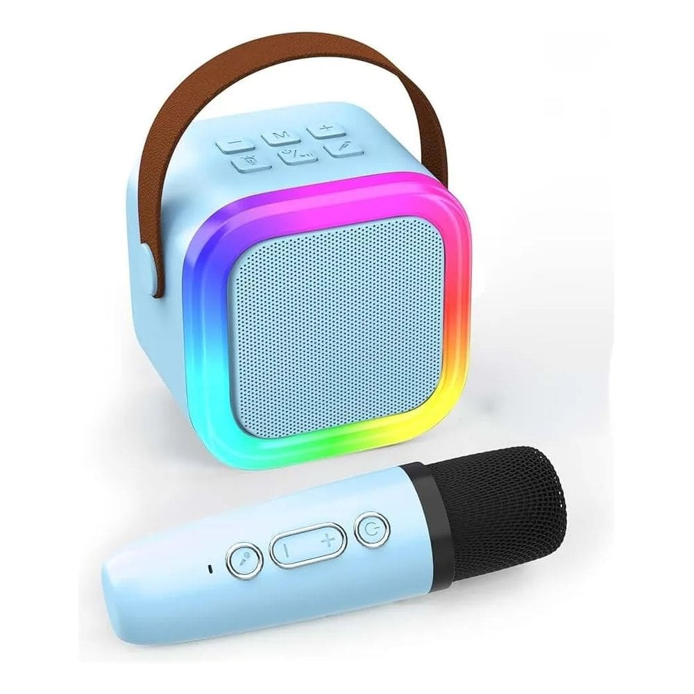 Caixinha De Som Karaokê Com Microfone Bluetooth - Rignel
