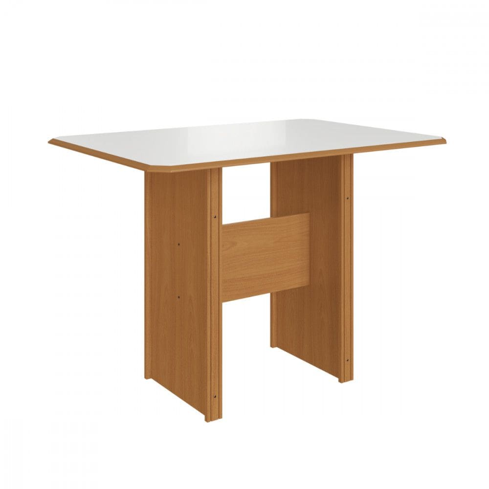 Mesa de Jantar Evora 110x76cm Freijo com Off White Indekes