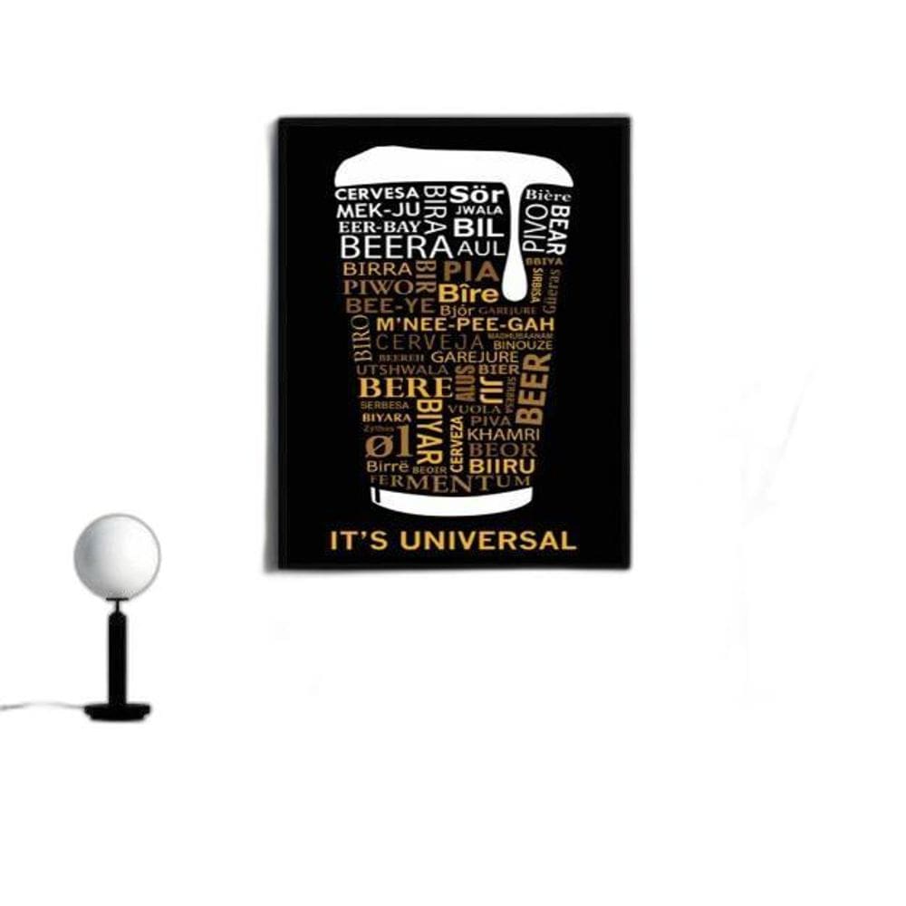 Quadro Decorativo Cerveja Universal Beer - 24x18cm