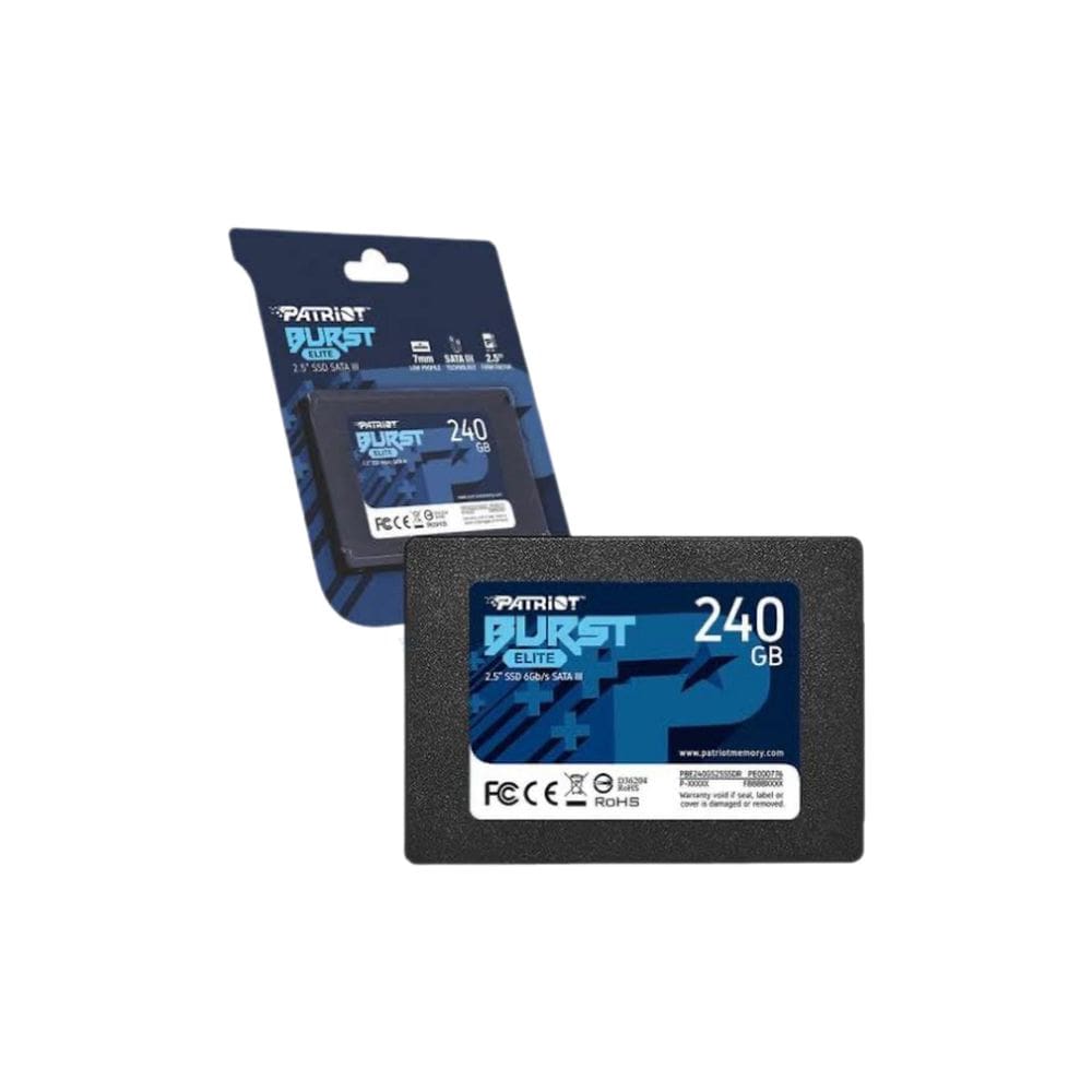 Ssd Patriot Burst 240gb Pbu240gs25ssdr Preto
