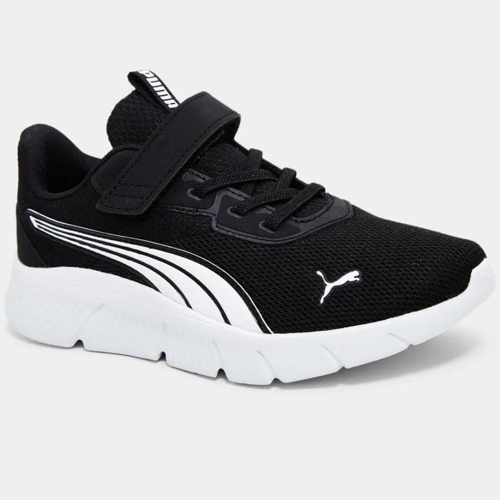 Tênis Infantil Puma Flexfocus Modern Running - Preto e Branco