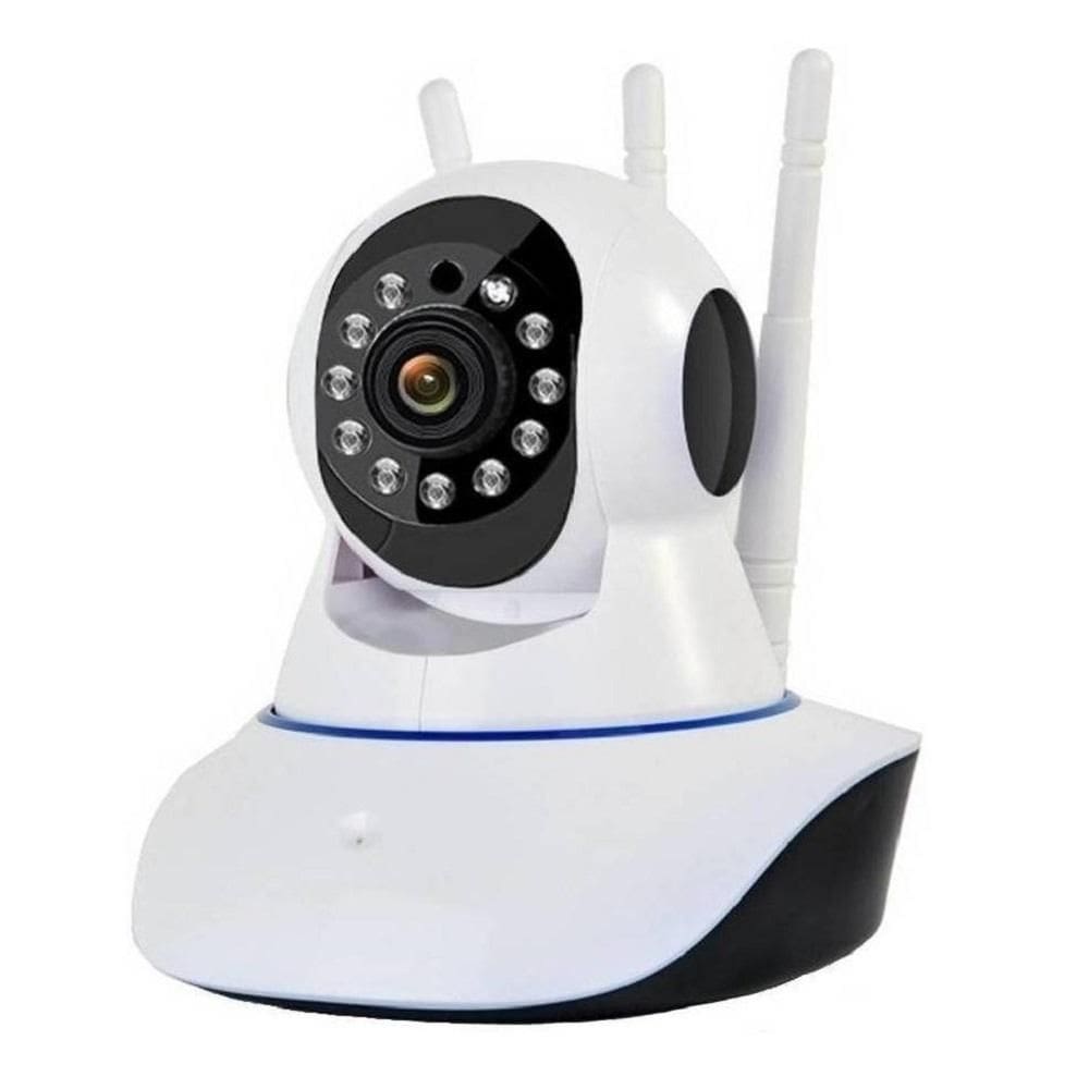 Câmera De Segurança Robô 3 Antenas Wifi P2P Visão Noturna