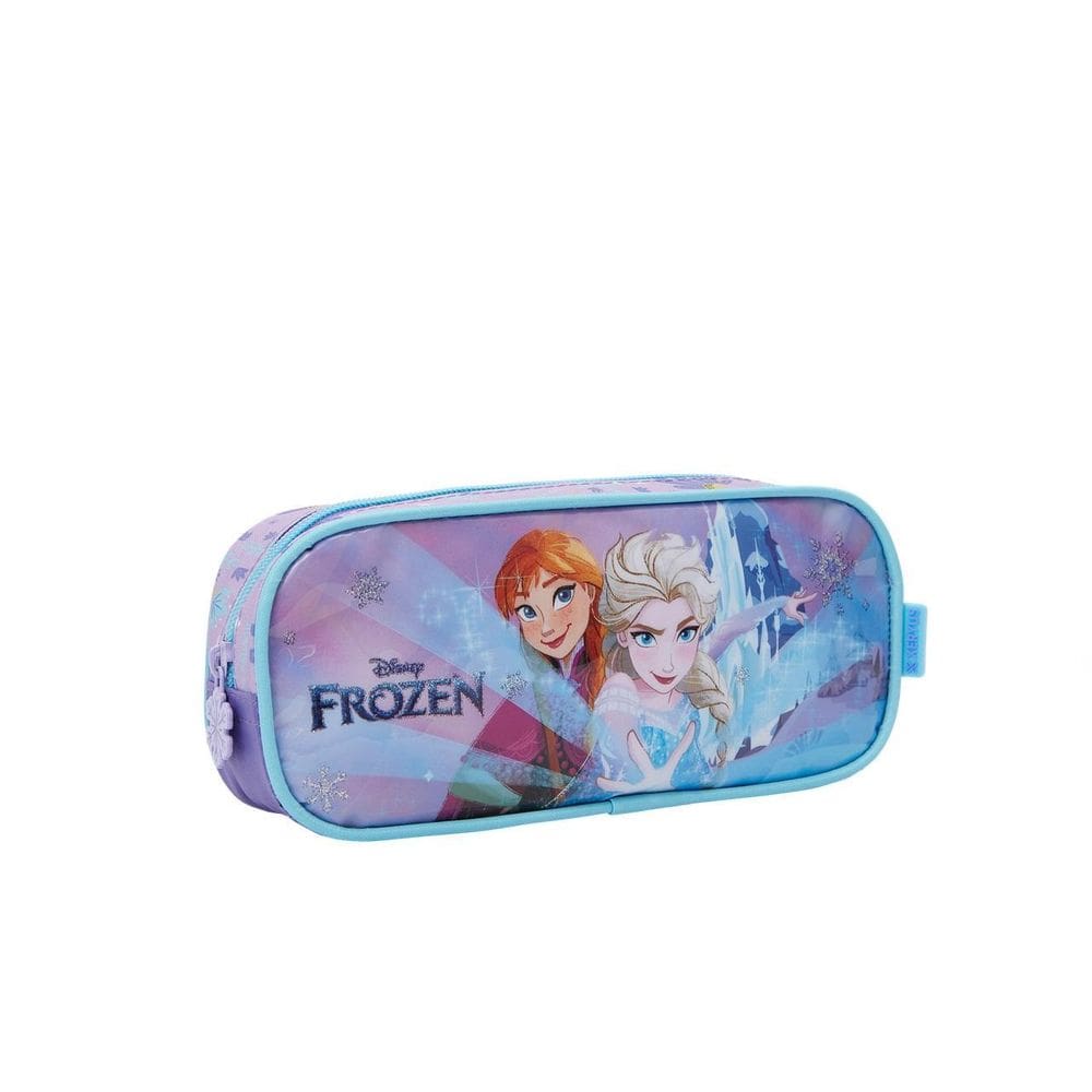 Estojo Infantil Escolar Frozen Princesa Disney Bolso Simples
