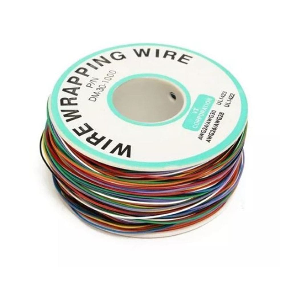 Fio Wire Wrap 250m 30awg 8 Cores