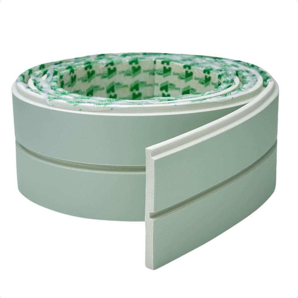 Painel Ripado Laminado De Eva Autocolante Rolo 10M Verde