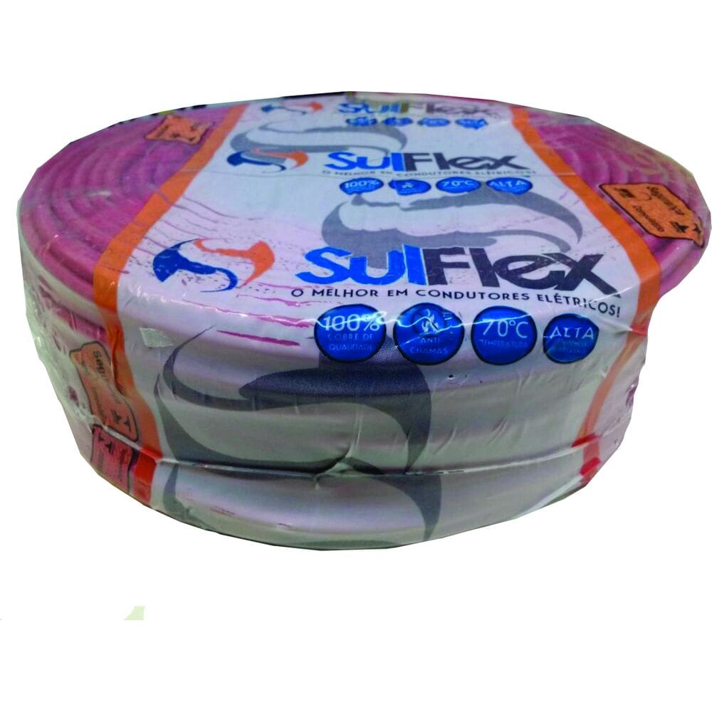 Cabo Flexível 6mm 750v 100m Sulflex