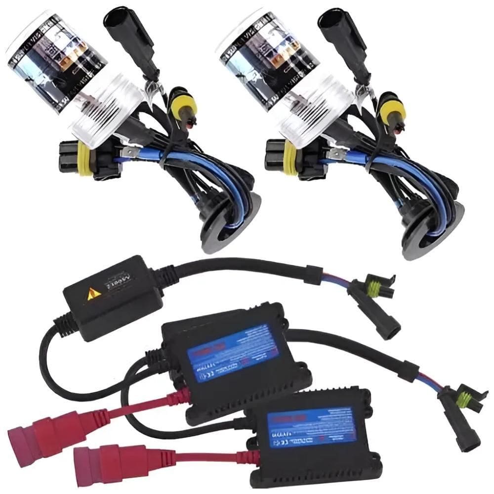 Título: Kit Xenon Automotivo H3 6000K Completo - Firstoption