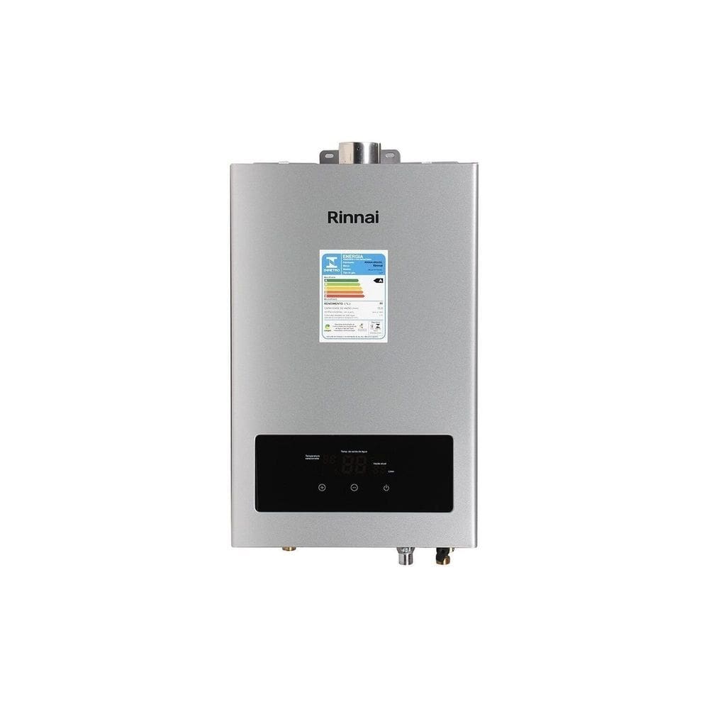 Aquecedor de Água a Gás Bi-volt Eletrônico E151 Glp Cinza