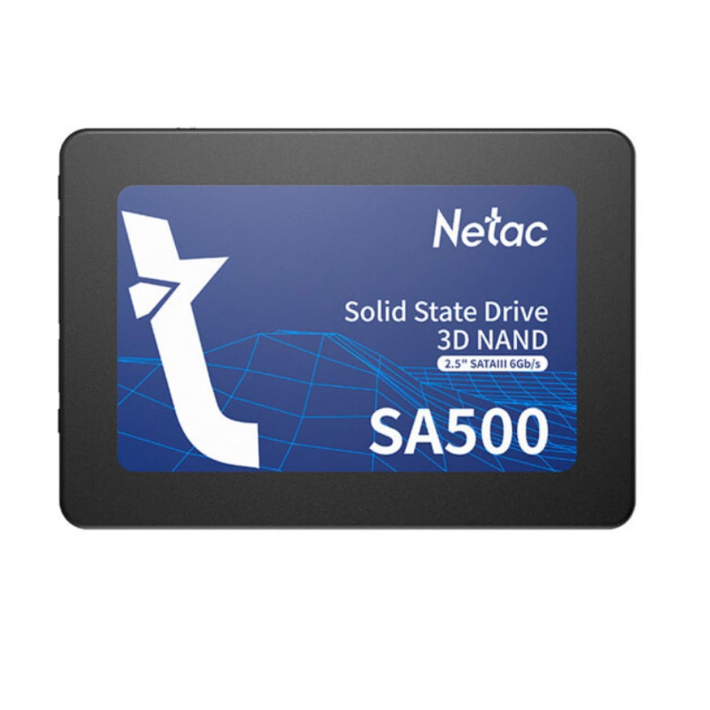 SSD Netac 240GB 2,5 SATA III 3D NAND Leitura/Gravação 520/450MB/S - NT01SA500240