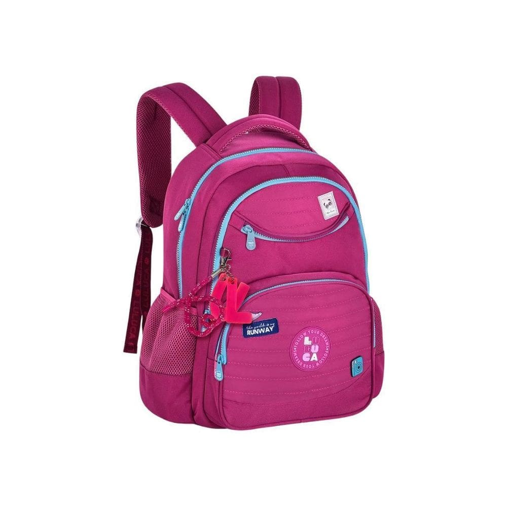 Mochila Costas Luluca Escolar Passeio Meninas Juvenil Rosa