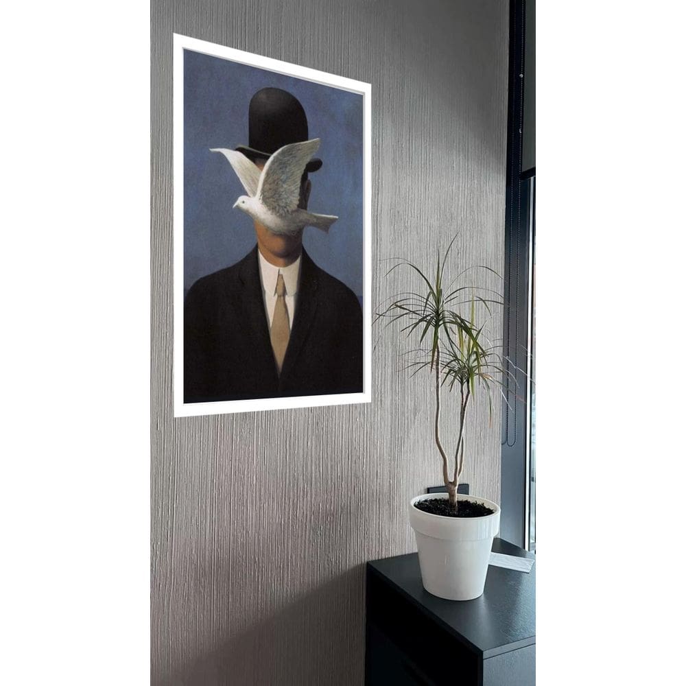Quadro Decorativo René Magritte Ilusionismo - 70X50Cm
