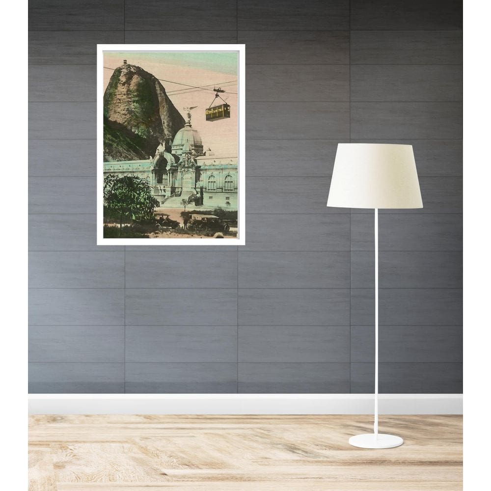 Quadro Decorativo Rio De Janeiro Retrô Pão De Açúcar-70X50Cm