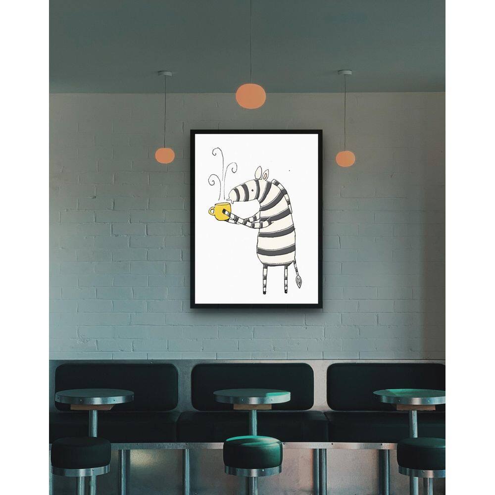 Quadro Decorativo Café Zebrinha - 70X50Cm