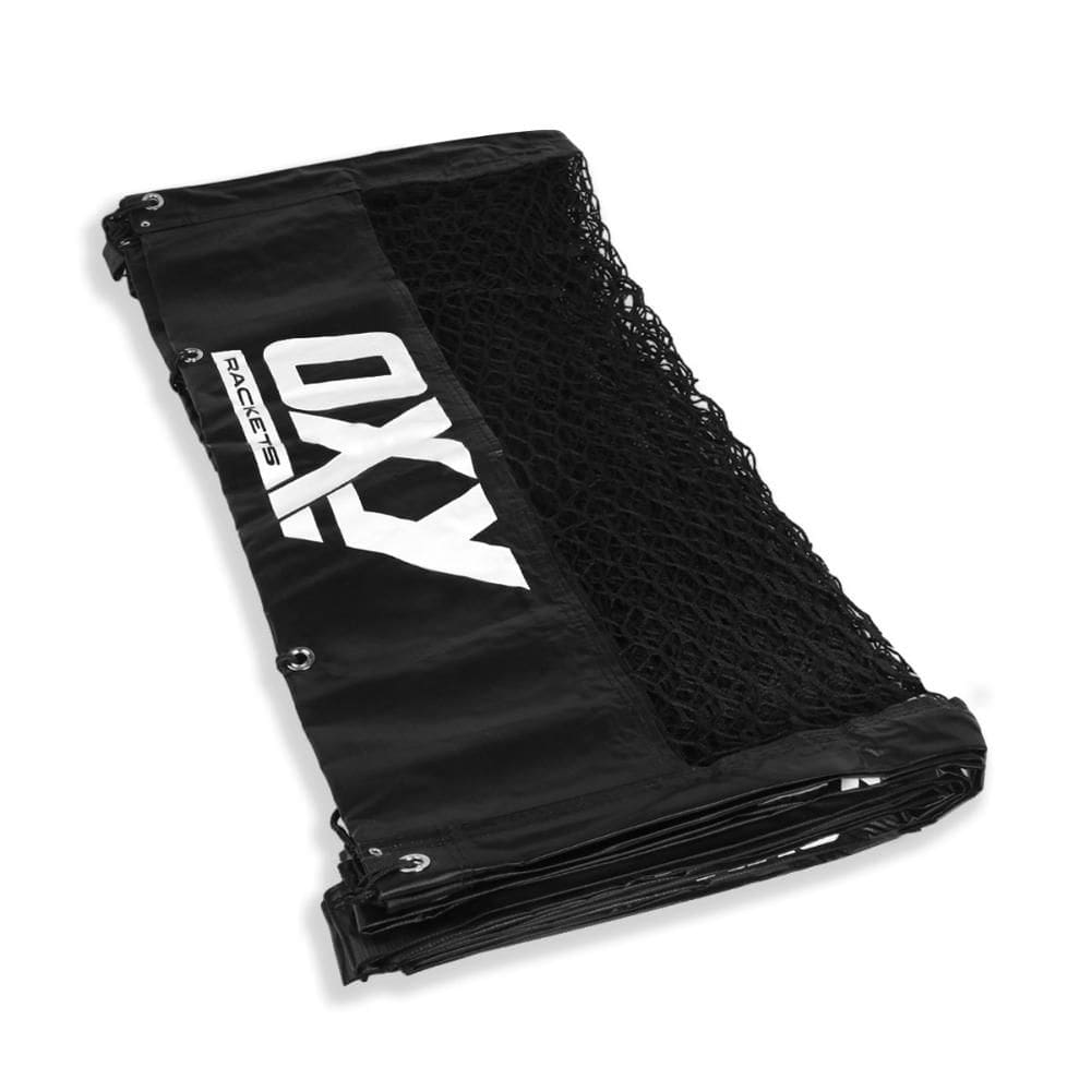 Rede De Beach Tennis Oxy 4 Faixas Malha 4x4 Fio 1.5mm Preto