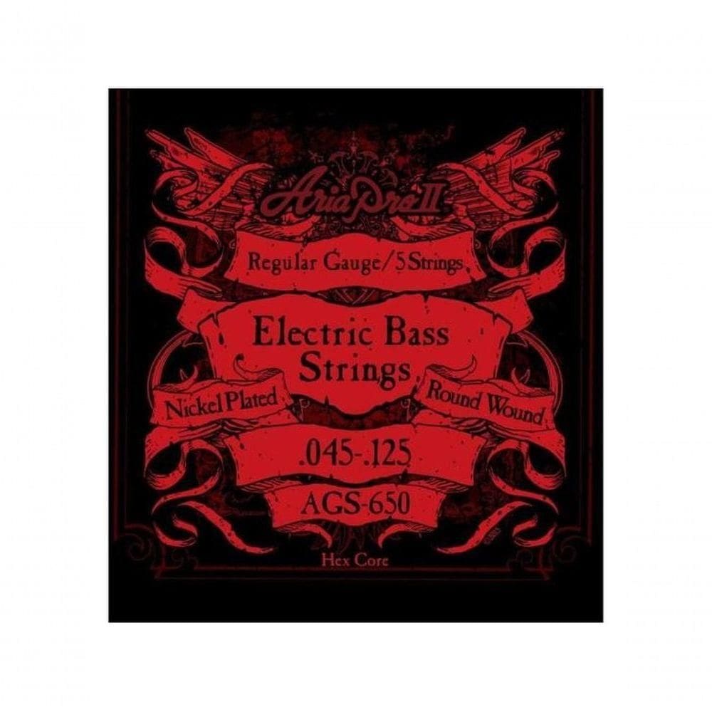 Encordoamento Para Baixo 5 Cordas Escala .045 Ags650 Aria