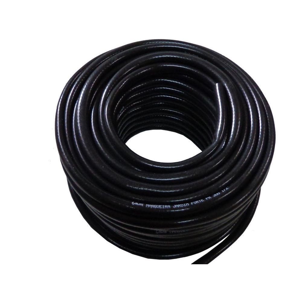 Mangueira Jardinagem Anti Torção Premium Preta 1/2 - 100M