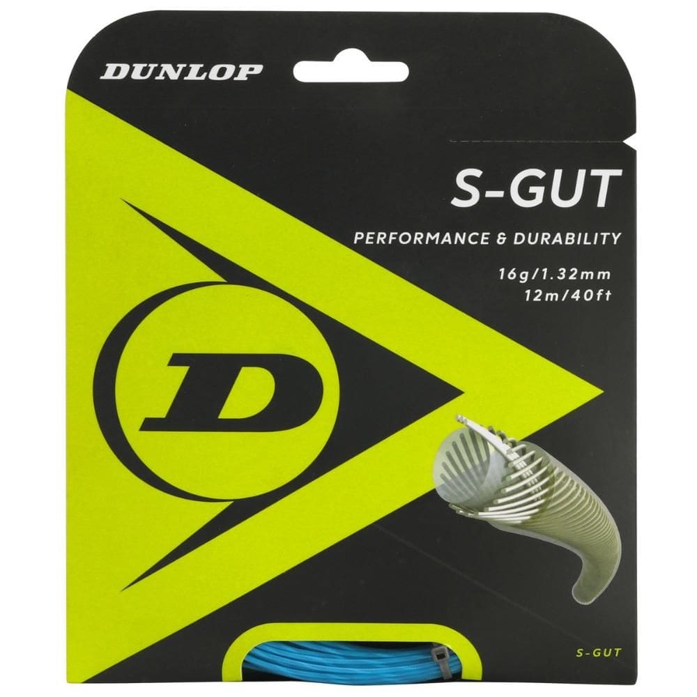 Corda Dunlop Synthetic Gut 16g 1.32mm Set Individual Azul