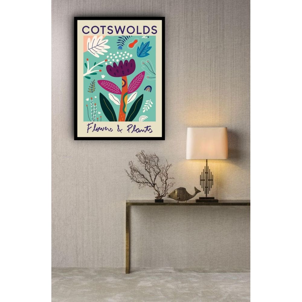 Quadro Decorativo Cotswolds Flower Market - 70X50Cm