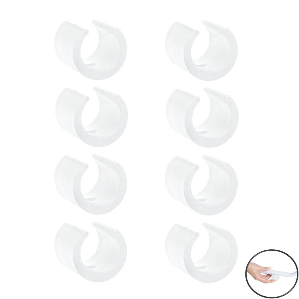 Kit 8 Peças Proteção Para Pés Cadeiras 22,22mm Redondo Branco - 2309 Mor