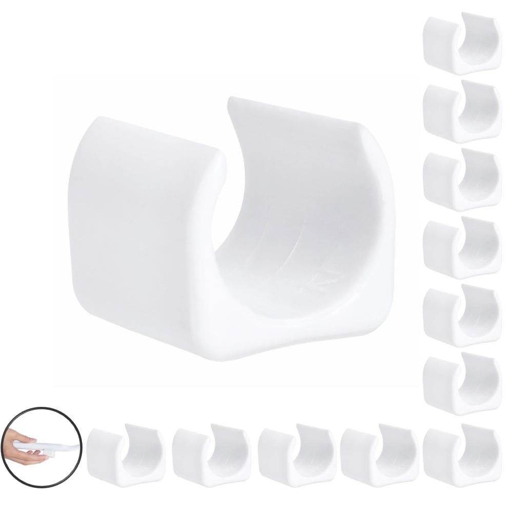 Kit 12 Peças Proteção Para Pés Cadeiras 19mm Branco - 2308 Mor