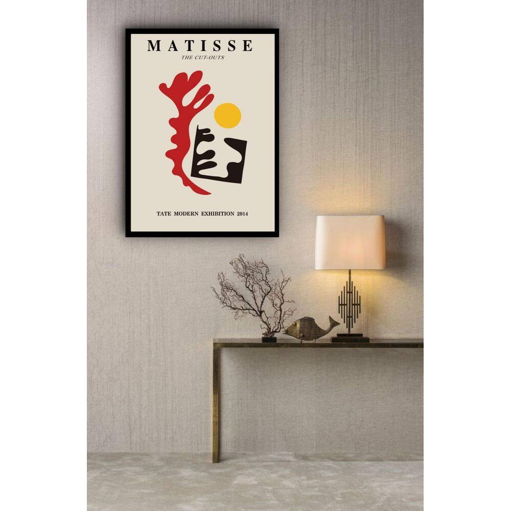 Quadro Decorativo Matisse Abstrato - 70X50Cm