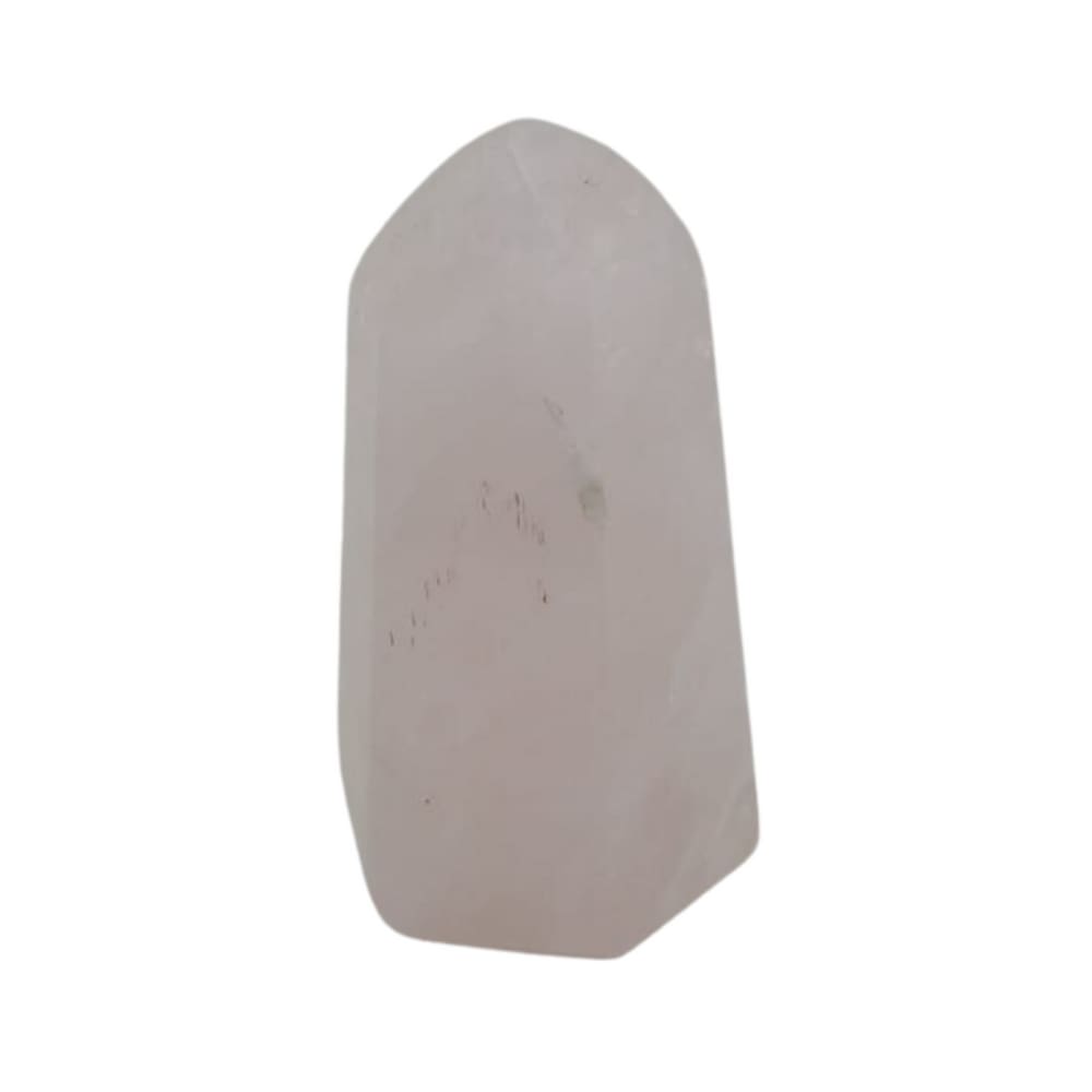 Ponta de Quartzo Rosa Pedra Natural Lapidada - Unidade