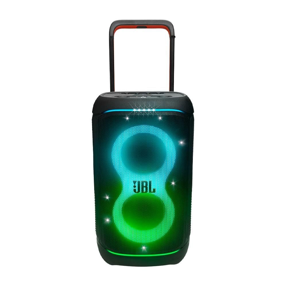 Caixa de Som Bluetooth JBL Party Box 520 BR Preta, Resistente à Respingos IPX4, Show de Luzes Futurista