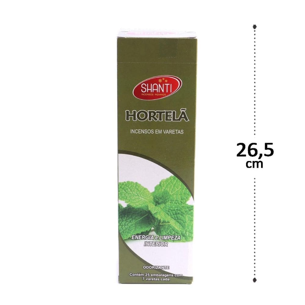 Incenso com 25 Caixas Hortelã