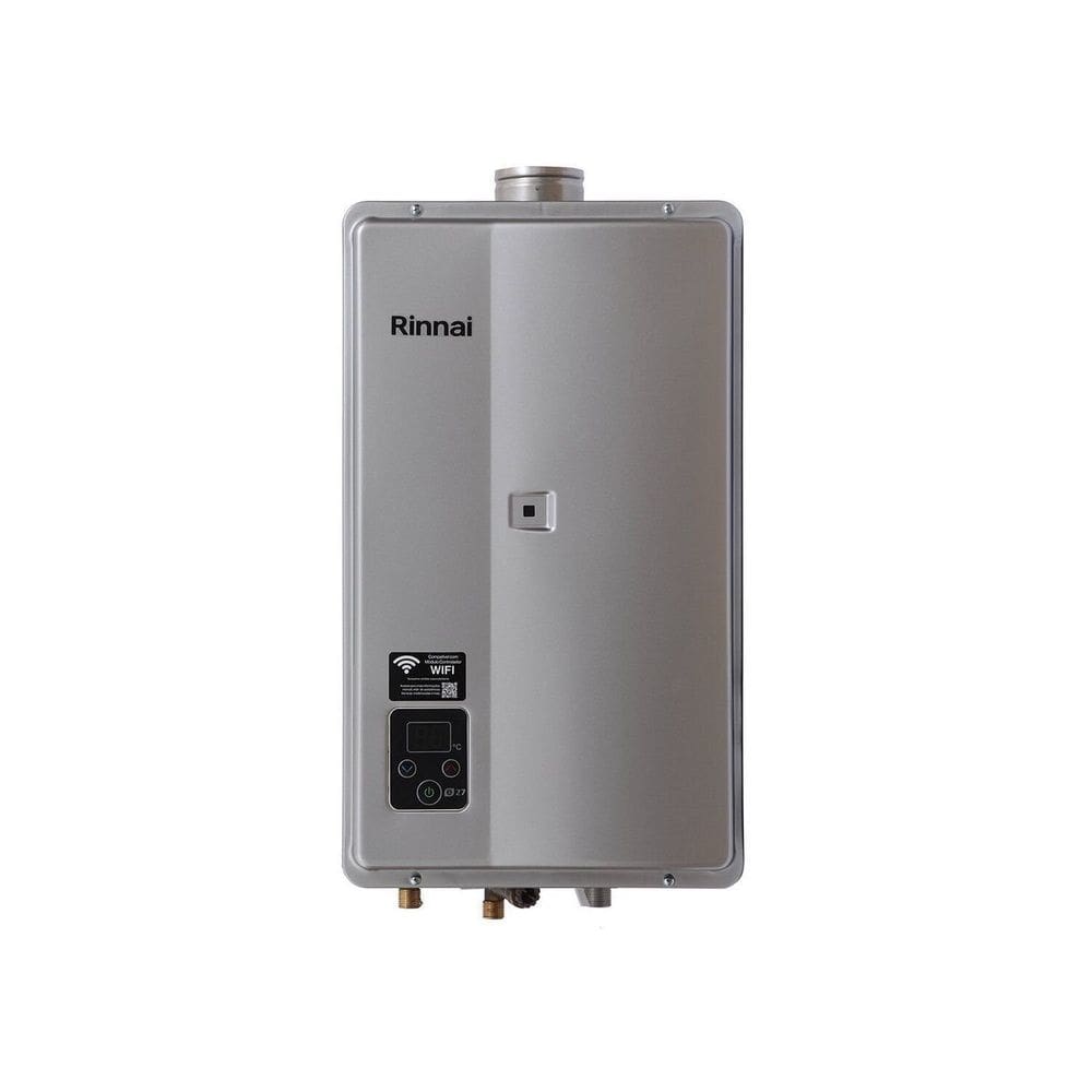 Aquecedor a Gás Digital Reu-e271 Feh e27 27 Litros Glp Cinza