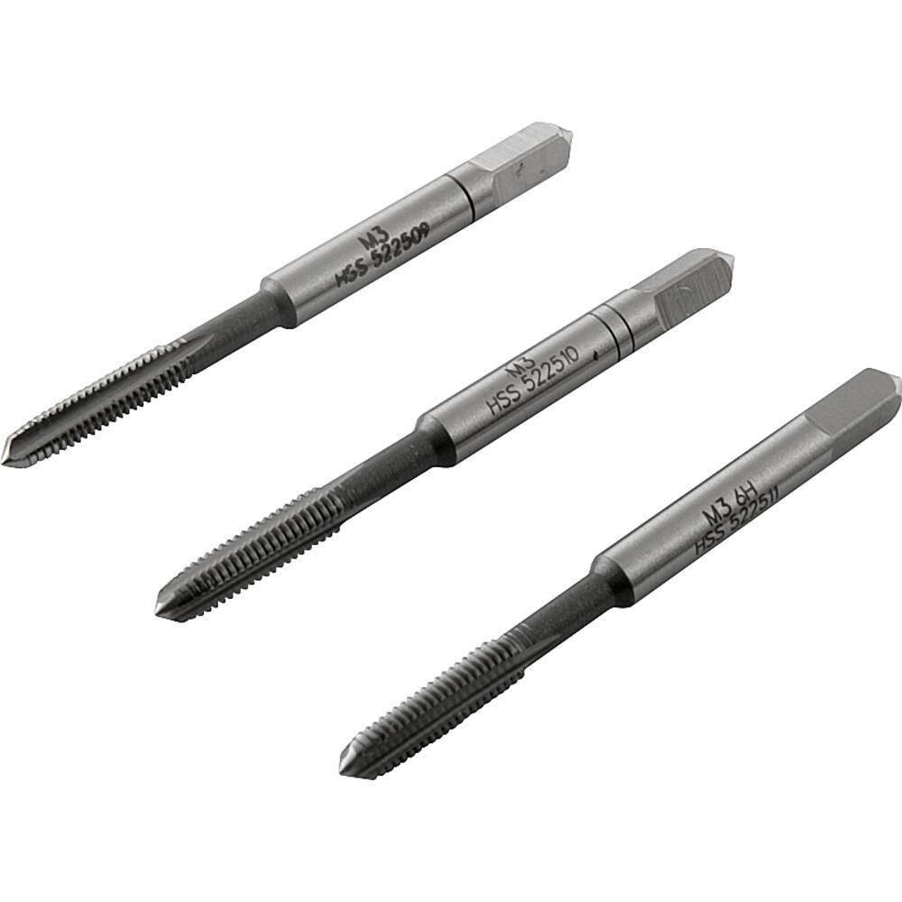 Macho Manual Aço Rápido 3X0,50Mm Ma Jogo Com 3 Pçs Vonder