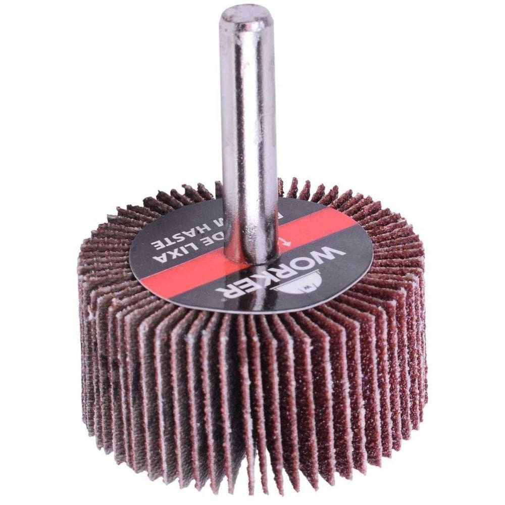 Roda De Lixa Com Haste 50X25Mm G.50 - Worker