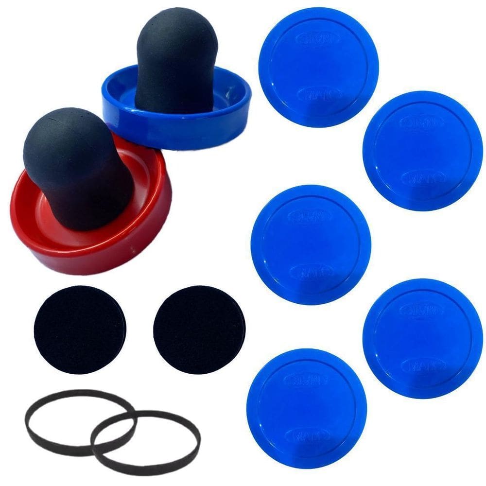 Kit Air Game 2 Rebatedor 5 Disco Mesa Air Aero Hockey Azul