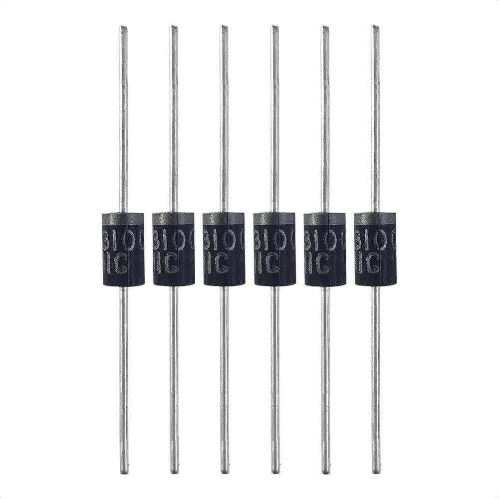 6 Diodo Schottky Sr3100 Mbr3100 Sb3100 3A 100V 6 Peças